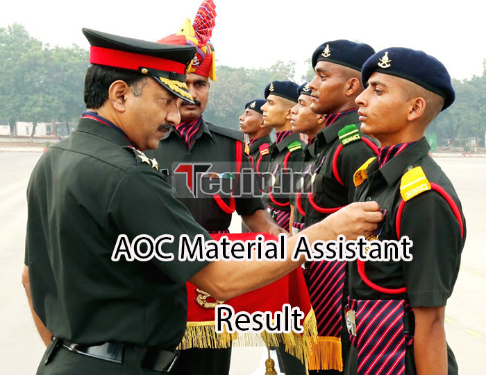 AOC Material Assistant Result