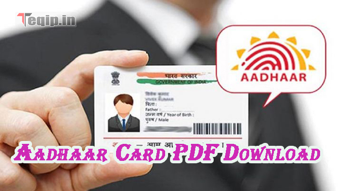 Aadhaar Card PDF Download