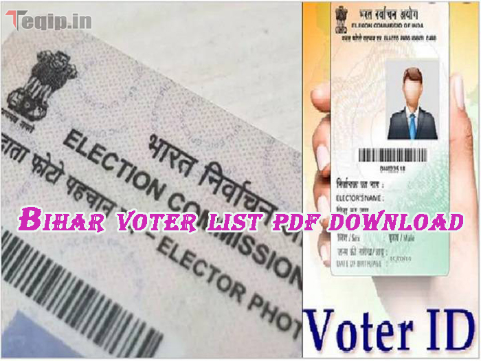 Bihar Voter List PDF Download 2024, बिहार वोटर लिस्ट में अपना नाम देखें