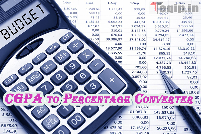 CGPA to Percentage Converter