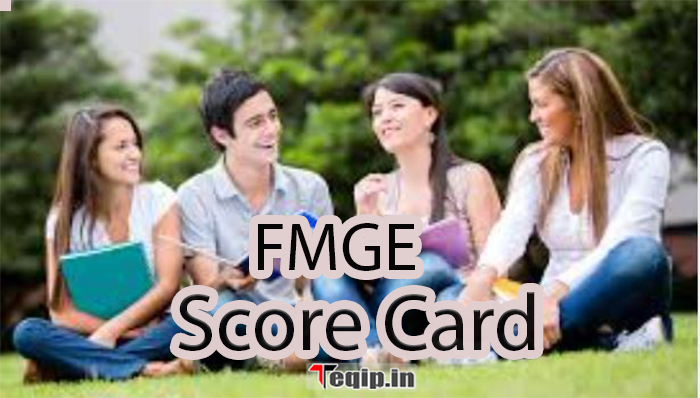 FMGE Score Card