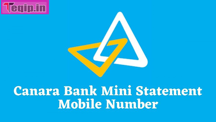 Get Canara Bank Mini Statement