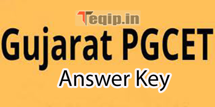 Gujarat PGCET Answer Key