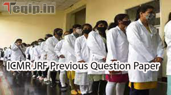 ICMR JRF Previous Question Paper