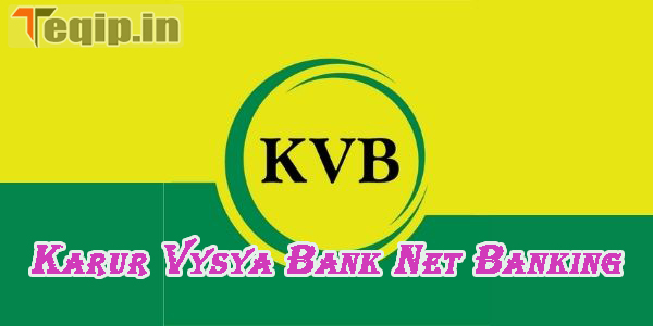Karur Vysya Bank Net Banking