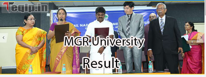 MGR University Results 