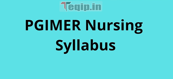 PGIMER B.Sc. Paramedical Syllabus