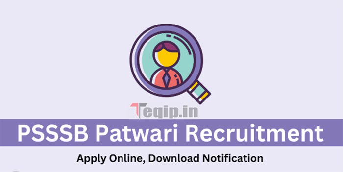 PSSSB Patwari Recruitment 2023