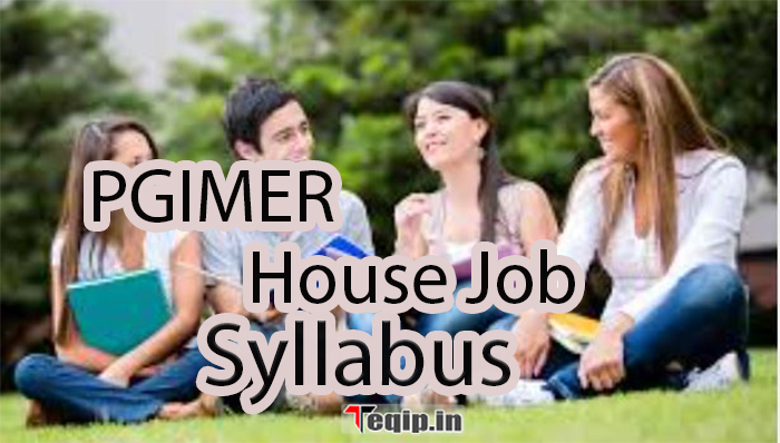 PGIMER House Job Syllabus