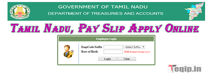 Tamil Nadu, Pay Slip Apply Online