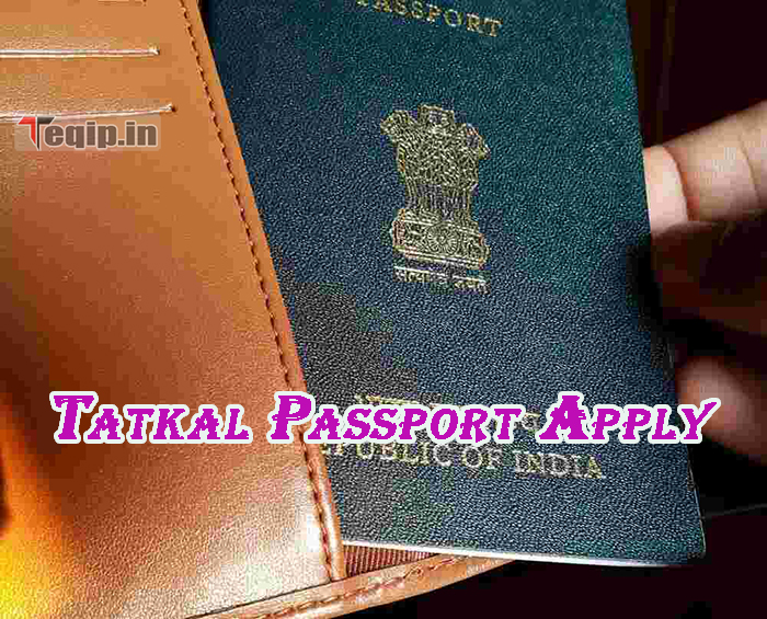 Tatkal Passport Apply