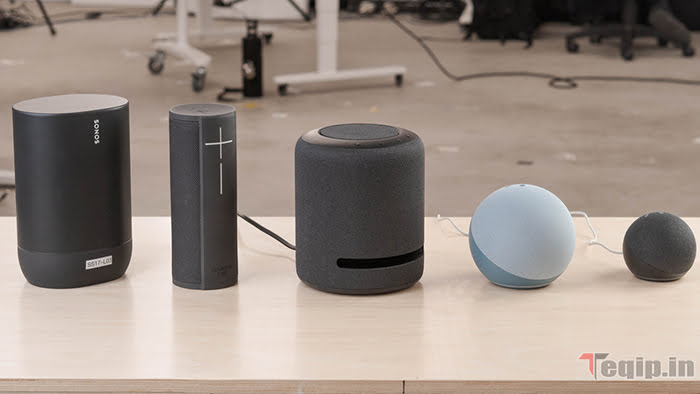 Home Voice Speaker with Amazon Alexa Built-In