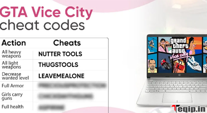 GTA Vice City Money Cheat Codes