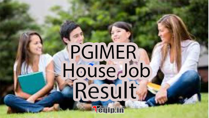 PGIMER House Job Result