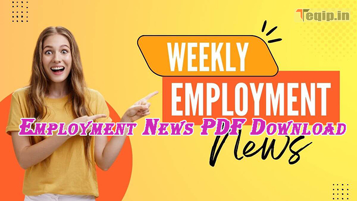 Employment News PDF Download