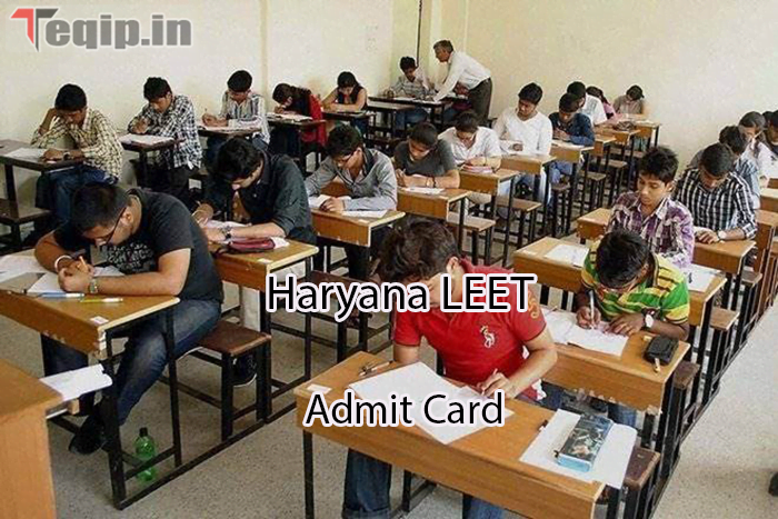 Haryana LEET Admit Card