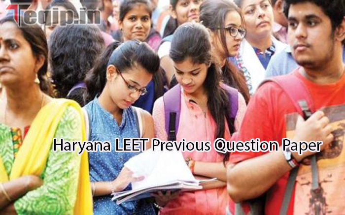 Haryana LEET Previous Question Paper