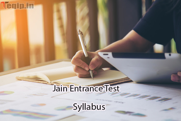 Jain Entrance Test Syllabus