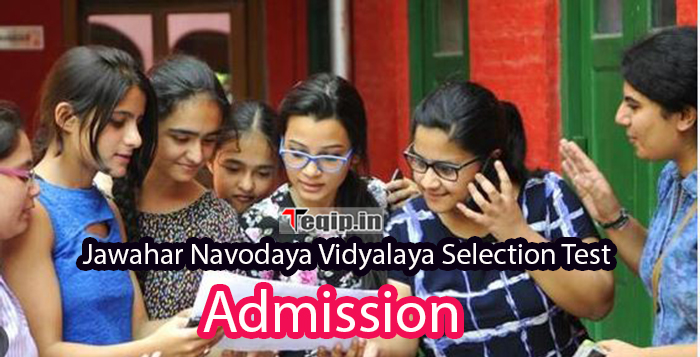 Jawahar Navodaya Vidyalaya Selection Test Admission