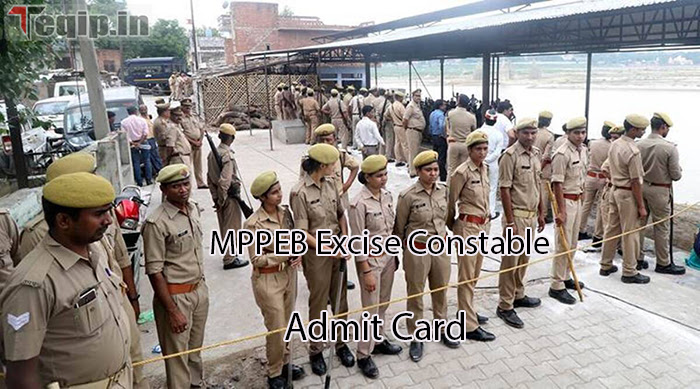 MPPEB Excise Constable Admit Card 