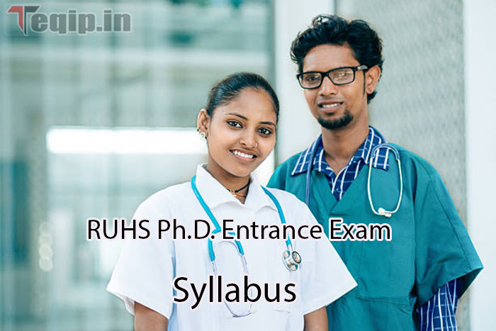 RUHS Ph.D. Entrance Exam Syllabus