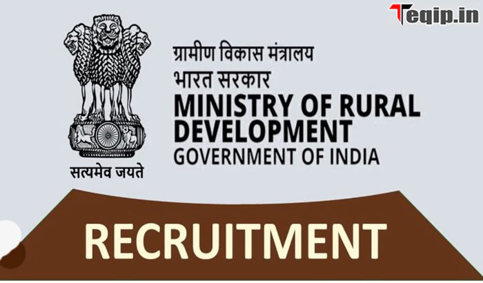 Ministry of Rural Development Recruitment 2023