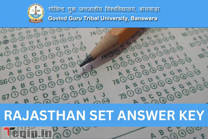 Rajasthan SET Answer Key 2023