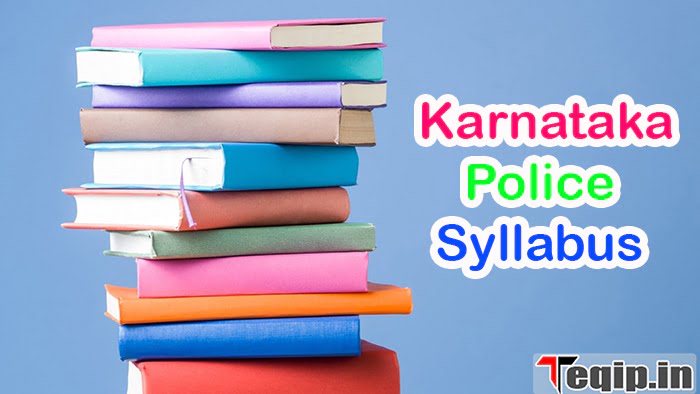 Karnataka Police Syllabus 2023