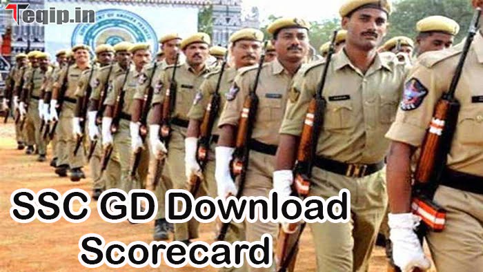 SSC GD Download Scorecard 2023