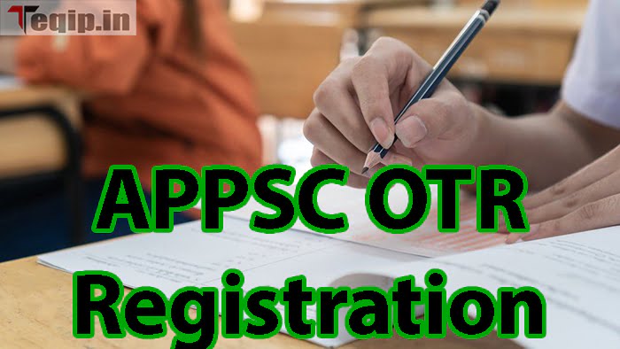 APPSC OTR Registration