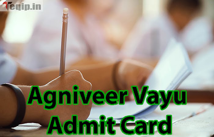 Agniveer Vayu Admit Card