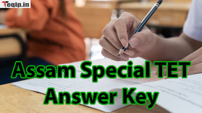 Assam Special TET Answer Key