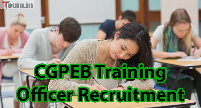 CGPEB Training Officer Recruitment