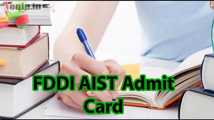 FDDI AIST Admit Card