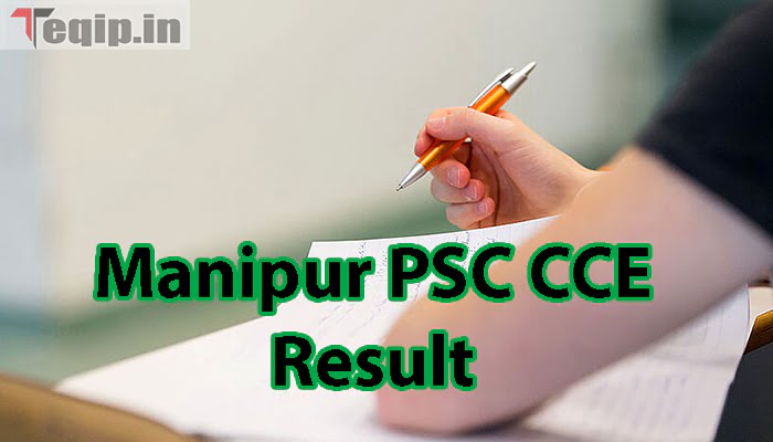Manipur PSC CCE Result