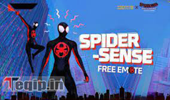 Free Fire Max में Free में Spider-Sense Emote