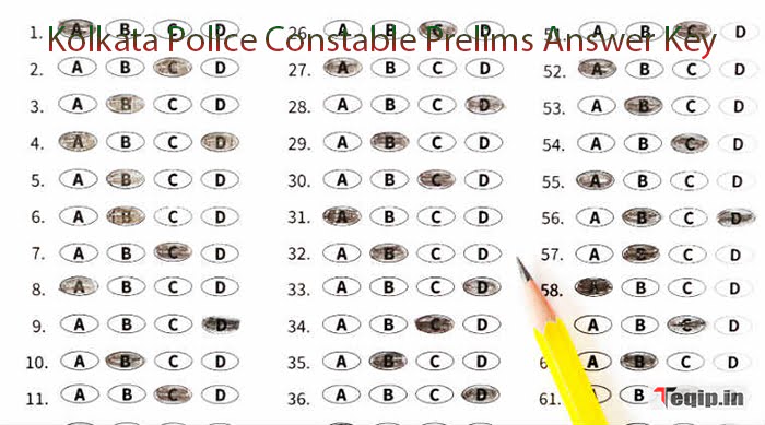 Kolkata Police Constable Prelims Answer Key