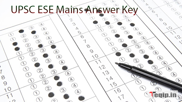 UPSC ESE Mains Answer Key