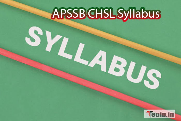 APSSB CHSL Syllabus