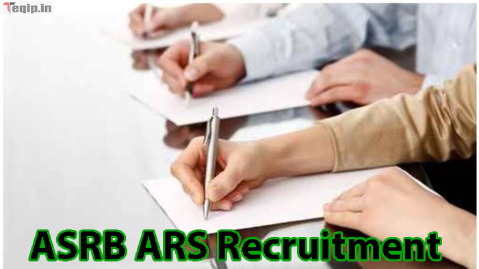 ASRB ARS Recruitment