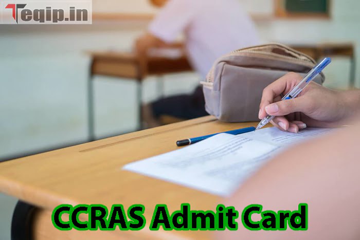 CCRAS Admit Card