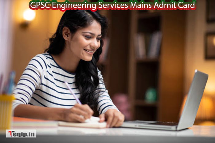 GPSC Engineering Services Mains Admit Card