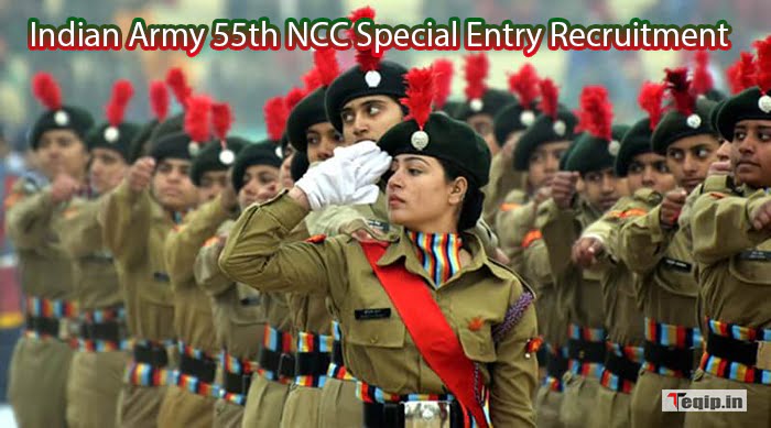 Indian Army 55th NCC Special Entry Recruitment