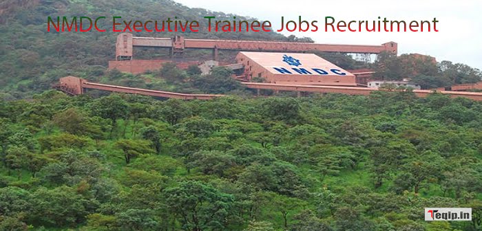 NMDC Executive Trainee Jobs Recruitment