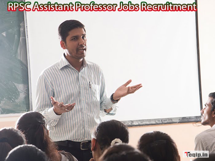 RPSC Assistant Professor Jobs Recruitment