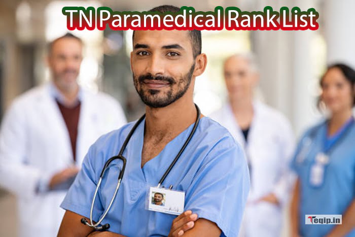 TN Paramedical Rank List