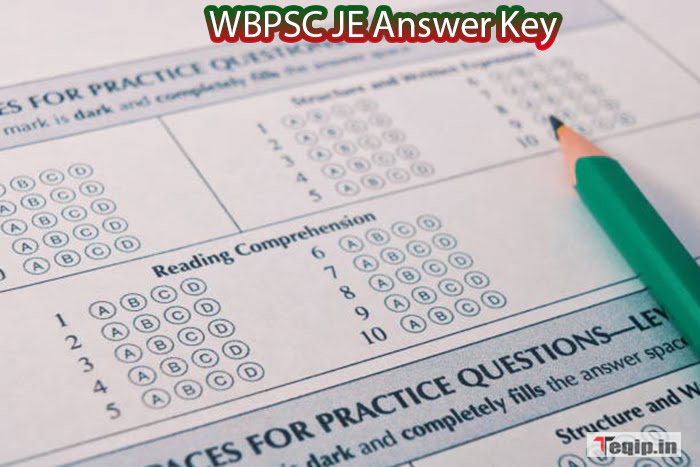 WBPSC JE Answer Key