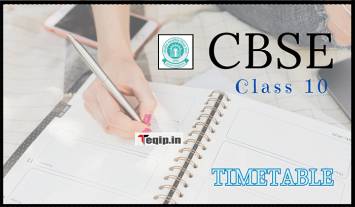 CBSE-Class-10-Time-table