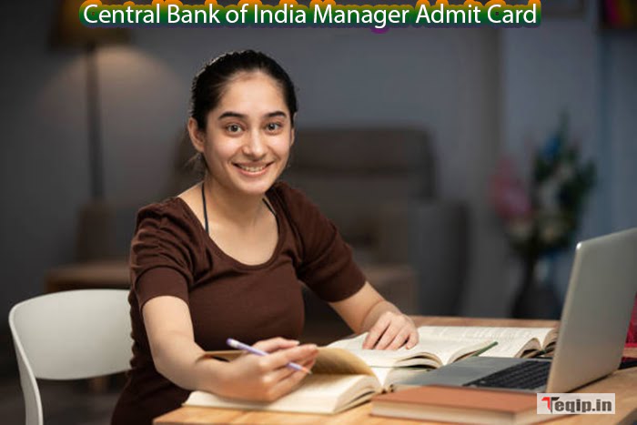Central Bank of India Manager Admit Card