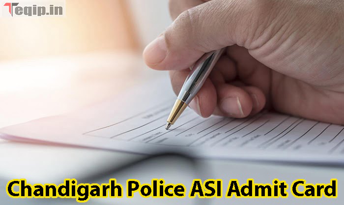 Chandigarh Police ASI Admit Card